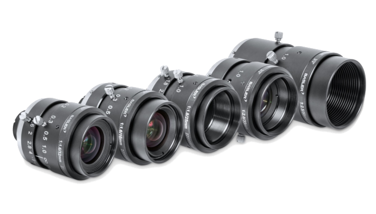 How do you choose camera optics for flat surface line scanning?