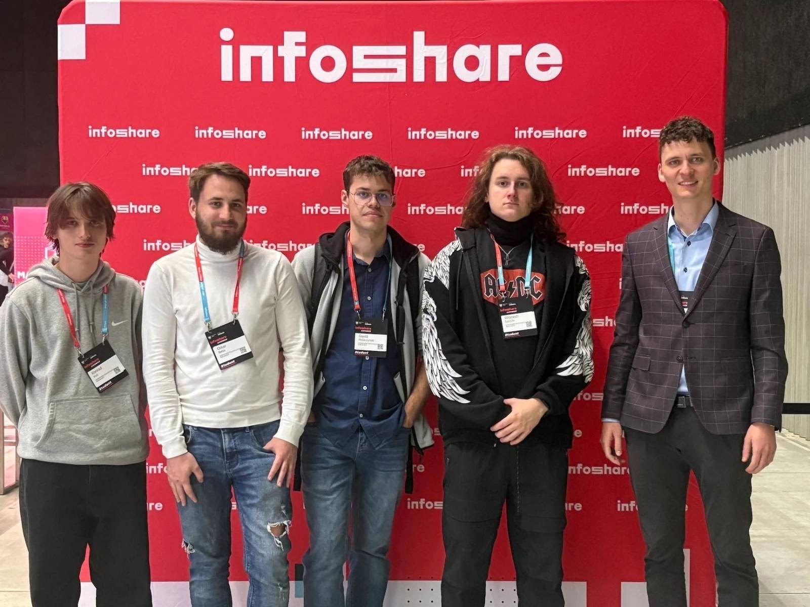 The Edge AI team at the Infoshare conference